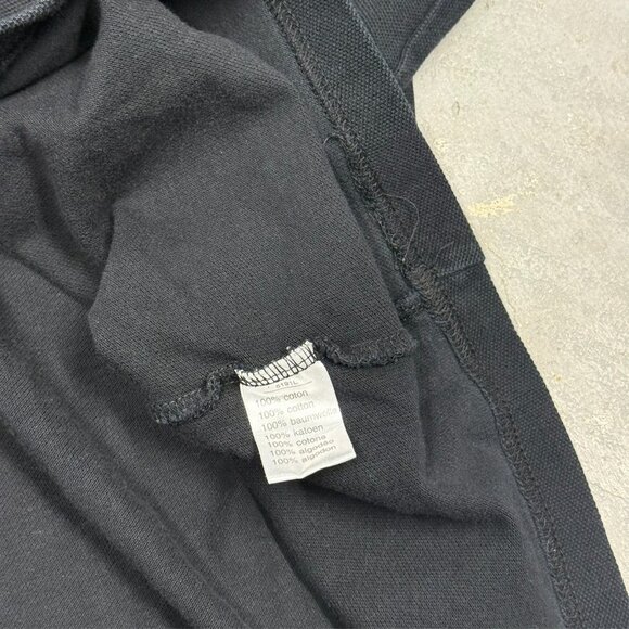 Lacoste Polo Shirt Short Sleeve Cotton Made in Peru Black Cropped Fit Medium - Picture 8 of 8